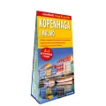 Kopenhaga i Malmö; laminowany map&guide (2w1: przewodnik i mapa)