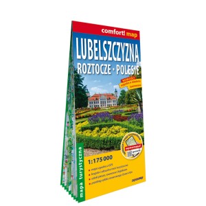 Lubelszczyzna. Roztocze, Polesie; laminowana mapa turystyczna 1:175 000