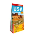 USA; laminowana mapa samochodowo-turystyczna 1:4 750 000