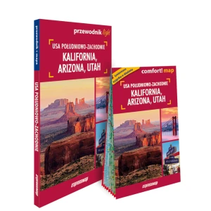 USA południowo-zachodnie. Kalifornia, Arizona, Utah light: przewodnik + mapa 