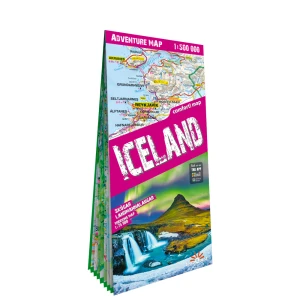 Islandia (Iceland); laminowana mapa samochodowo-turystyczna 1:500 000