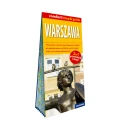 Warszawa; laminowany map&guide (2w1: przewodnik i mapa)