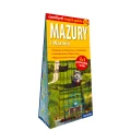 Mazury i Warmia; laminowany map&guide XL (2w1: przewodnik i mapa)