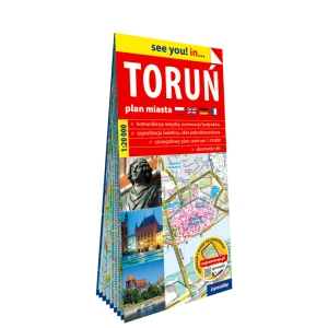 Toruń; papierowy plan miasta 1:20 000
