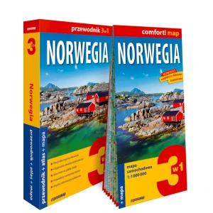 Norwegia 3w1: przewodnik + atlas + mapa