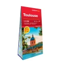 Tuluza (Toulouse); laminowany plan miasta 1:15 000