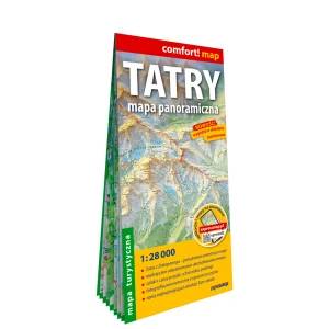 Tatry. Mapa panoramiczna; laminowana mapa turystyczna 1:28 000