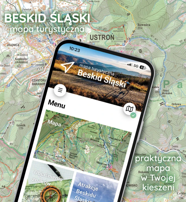 Beskid Śląski; aplikacja mapowa - ExpressMap.pl