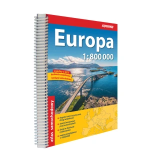 Europa; atlas samochodowy 1:800 000