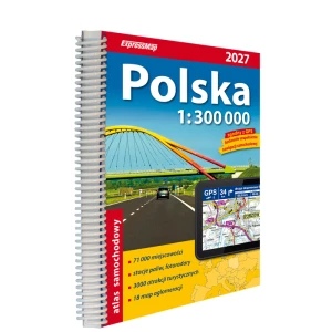 Polska; atlas samochodowy 1:300 000
