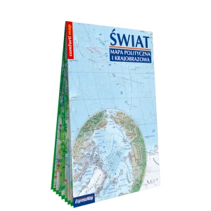 Świat; laminowana mapa XXL polityczna i krajobrazowa 1:31 000 000