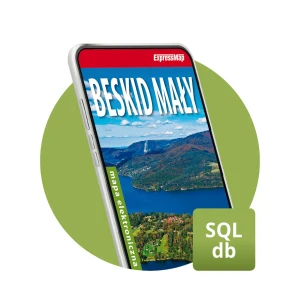 Beskid Mały 1:50 000 mapa elektroniczna, format SQLitedb