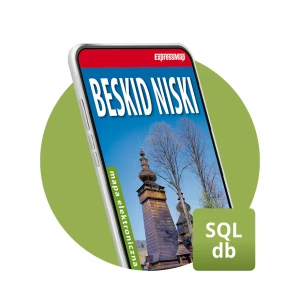 Beskid Niski 1:70 000 mapa elektroniczna, format SQLitedb