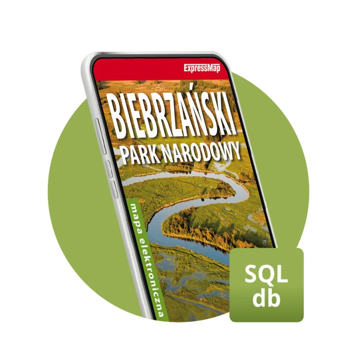 Biebrzański Park Narodowy 1:85 000 mapa elektroniczna, format SQLitedb - ExpressMap.pl