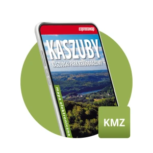 Kaszuby. Kaszubski Park Krajobrazowy 1:50 000 mapa elektroniczna, format KMZ