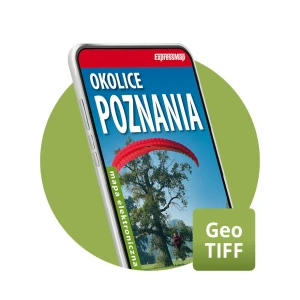 Okolice Poznania 1:75 000 mapa elektroniczna, format GeoTIFF