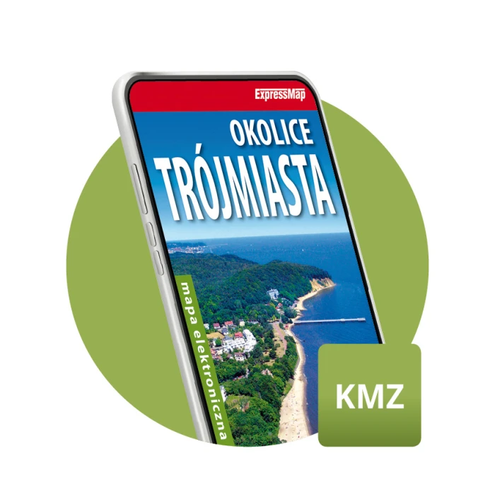 Okolice Trójmiasta 1:50 000 mapa elektroniczna, format KMZ - ExpressMap.pl