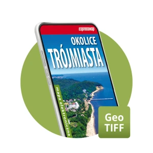 Okolice Trójmiasta 1:50 000 mapa elektroniczna, format GeoTIFF