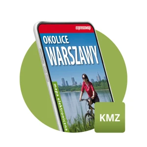 Okolice Warszawy 1:75 000 mapa elektroniczna, format KMZ