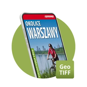 Okolice Warszawy 1:75 000 mapa elektroniczna, format GeoTIFF