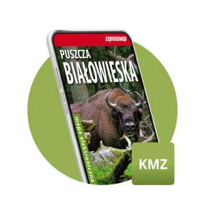 Puszcza Białowieska 1:50 000 mapa elektroniczna, format KMZ
