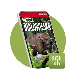 Puszcza Białowieska 1:50 000 mapa elektroniczna, format SQLitedb