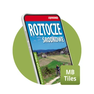 Roztocze Środkowe, Puszcza Solska 1:50 000 mapa elektroniczna, format MBTiles