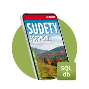 Sudety Środkowe 1:60 000 mapa elektroniczna, format SQLitedb