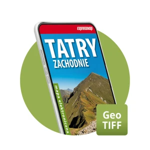 Tatry Zachodnie. Polskie i słowackie 1:30 000 mapa elektroniczna, format GeoTIFF