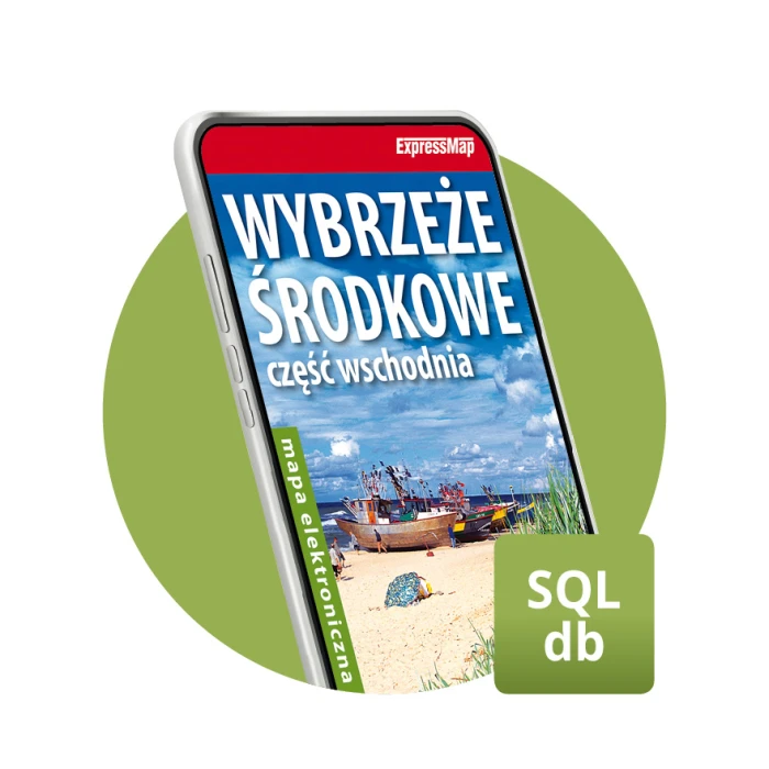 Wybrzeże Środkowe. Część wschodnia 1:50 000 mapa elektroniczna, format SQLitedb - ExpressMap.pl