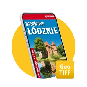 Województwo łódzkie 1:250 000 mapa elektroniczna, format GeoTIFF