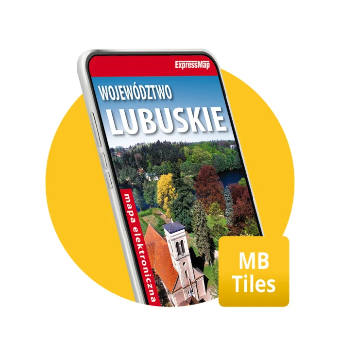 Województwo lubuskie 1:250 000 mapa elektroniczna, format MBTiles - ExpressMap.pl