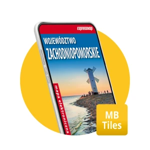 Województwo zachodniopomorskie 1:250 000 mapa elektroniczna, format MBTiles